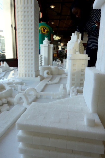 Sugar city, an interactive display at the Southern Food and Beverage Museum in New Orleans Louisiana. 