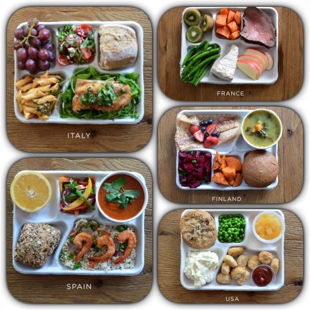 school lunches from around the world