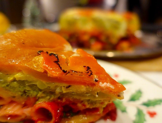 Italian Vegetable Torta for celebrating L'Epifania 