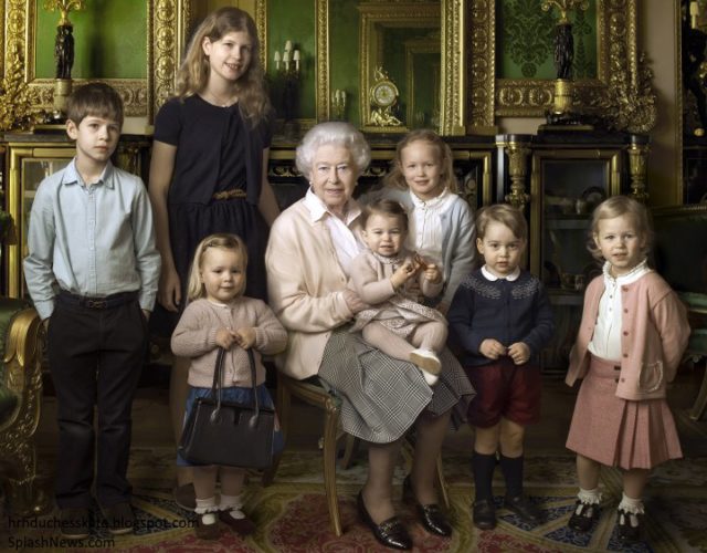 the queen with george and charlotte