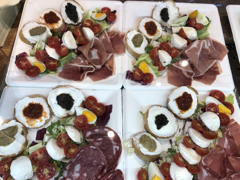 Truffle plate - A visit to the Mercato Centrale and San Lorenzo Market is a must for Italian food lovers visiting Florence Italy. 