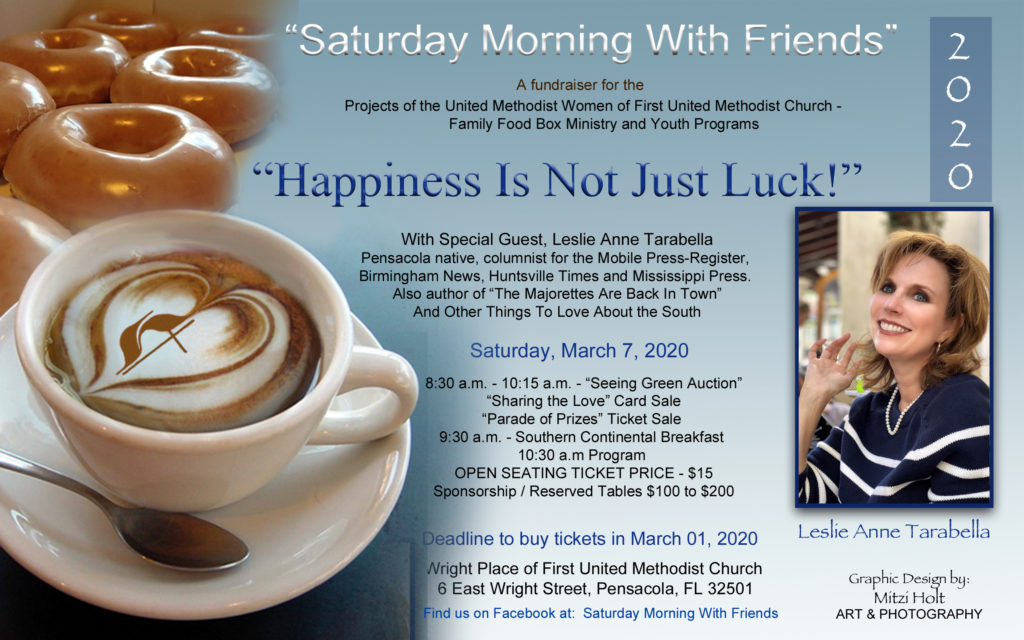 Saturday Morning with Friends at First United Methodist Church, Pensacola with Leslie Anne Tarabella 