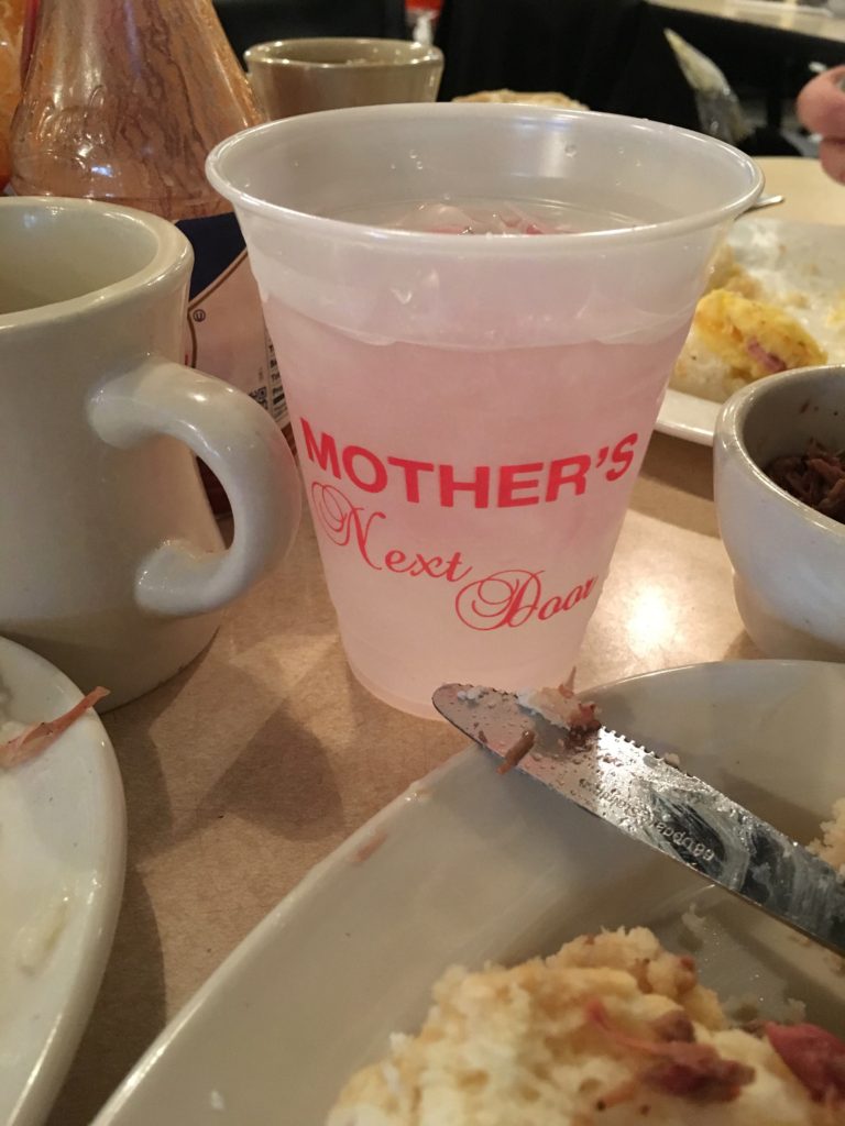 sharing a meal with those you love is important - Mother's Restaurant in New Orleans, Leslie Anne Tarabella
