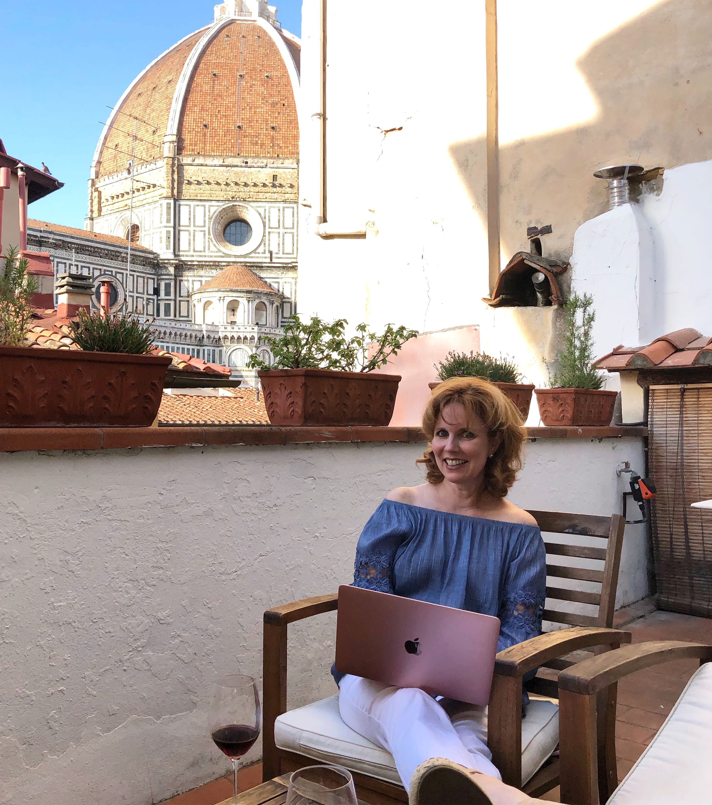 Working in Florence, Italy - Leslie Anne Tarabella